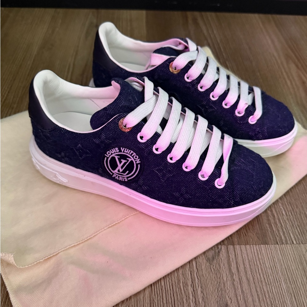 Louis Vuitton Women's Navy Sneakers